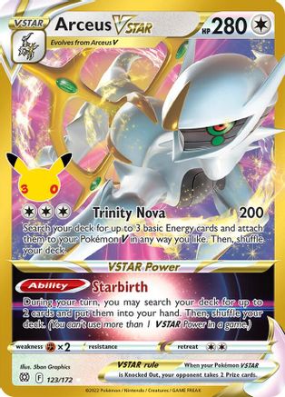 Arceus VSTAR - 123 - Classic Collection - Holofoil