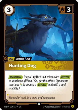 Hunting Dog (119/167) - Radiance Foil