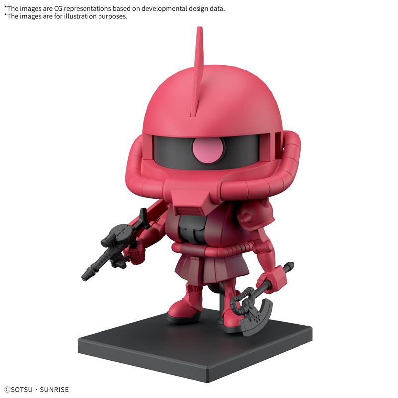 BANDAI Hobby 1/1 CharZaku-Kun DX Set (With Runner Ver. Recreation Parts) Model Kit