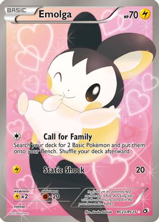 Emolga (Full Art) - RC23/113 - Ultra Rare - Holofoil