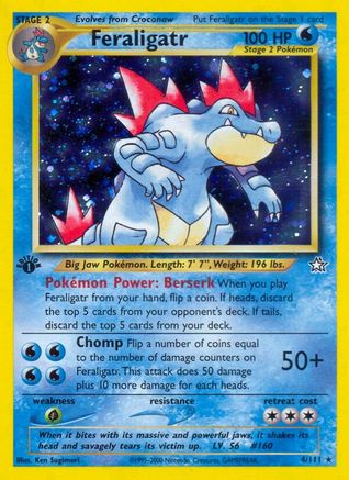 Feraligatr (4) - Holo Rare - Holofoil Illimitée