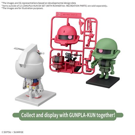 BANDAI Hobby 1/1 Zakupla-Kun DX Set (With Runner Ver. Recreation Parts) Model Kit