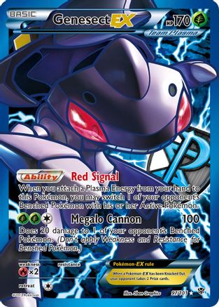 Genesect EX (Équipe Plasma) (97 Full Art) - Ultra Rare - Holo