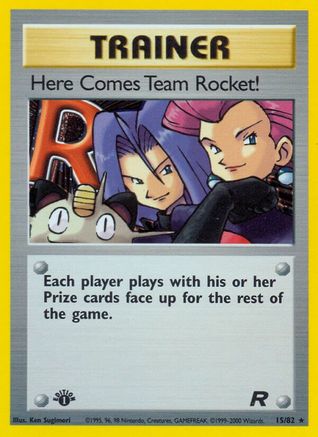 Here Comes Team Rocket! (15)  - Holo Rare - Unlimited Holofoil