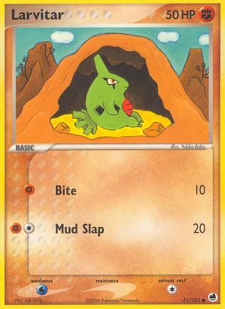 Larvitar - 051/101 - Common - Reverse Holofoil