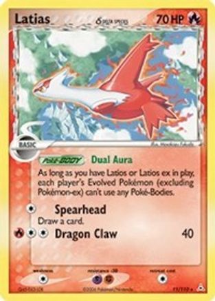 Latias - 011/110 (Delta Species)  - Holo Rare - Holofoil