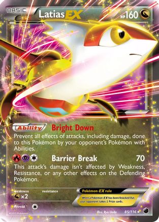 Latias EX - 085/116 - Ultra Rare - Holofoil