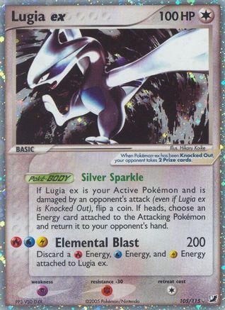 Lugia ex - 105/115 - Ultra Rare - Holographique