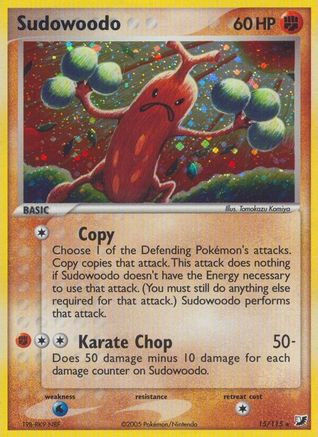 Sudowoodo - 015/115 - Holo Rare - Holofoil