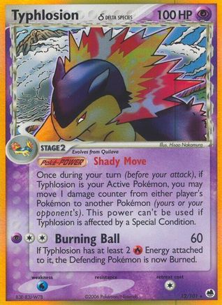 Typhlosion (Delta Species) - 012/101 - Holo Rare - Holofoil