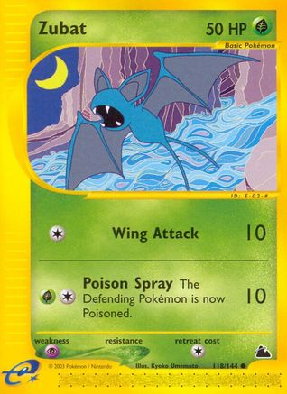 Zubat (118)  - Common - Reverse Holofoil