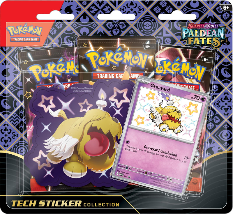 Pokemon - Scarlet and Violet - Paldean Fates - Tech Sticker Collection