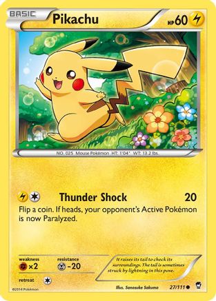 Pikachu - 027/111 - Common - Normal