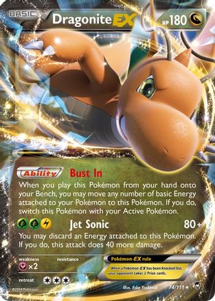 Dragonite EX - 074/111 - Ultra Rare - Holofoil
