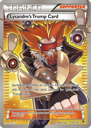 Lysandre's Trump Card (118 Full Art)  - Ultra Rare - Holofoil