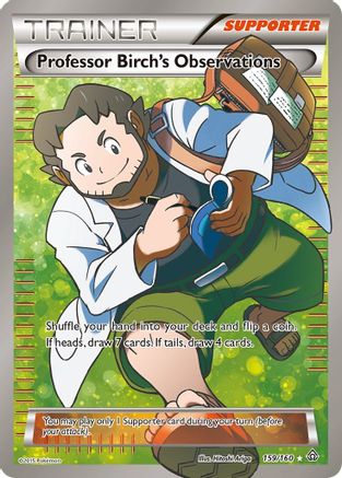 Professor Birch's Observations (159 Full Art)  - Ultra Rare - Holofoil