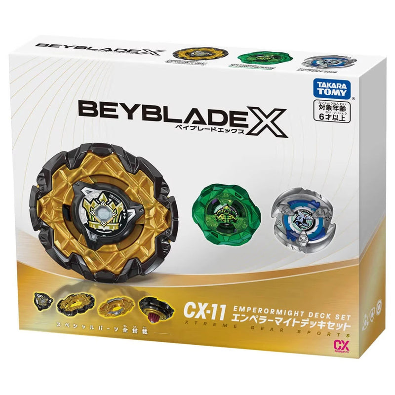 Beyblade X CX-11 Emperor Might Deck Set