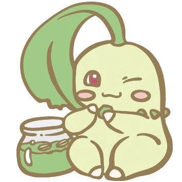 Custom CMB Chikorita Collectible Pin