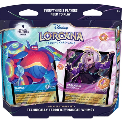 Disney Lorcana - Two-Player Starter Set - Technically Terrific & Madcap Whimsy