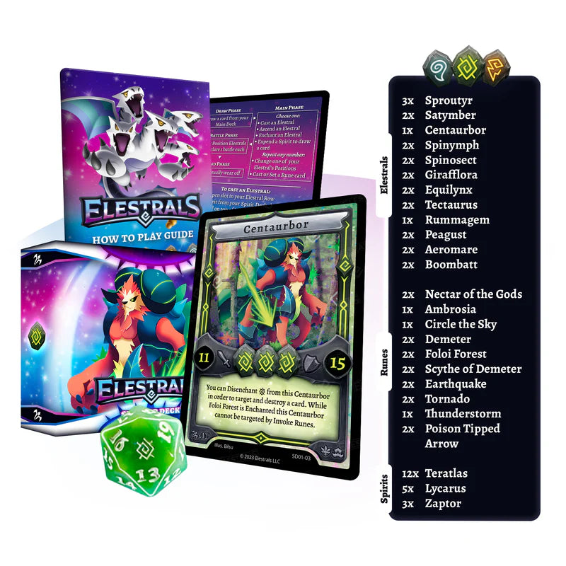 Elestrals - Base Set Centaurbor Starter Deck - 1st Edition