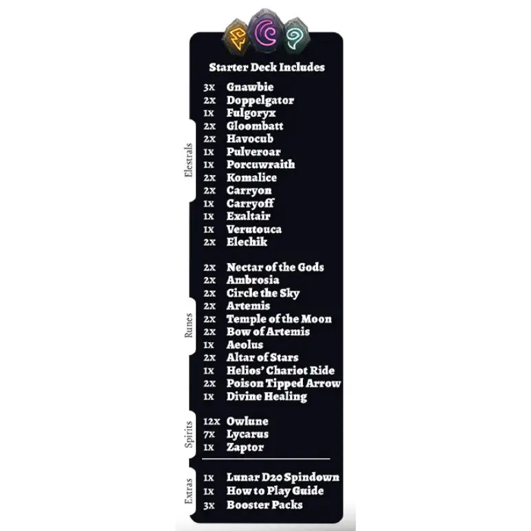 Elestrals - Moonrise Fulgoryx Starter Deck - 1st Edition