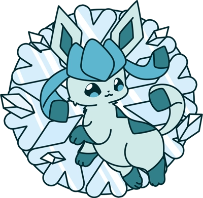 Custom CMB Glaceon Collectible Pin