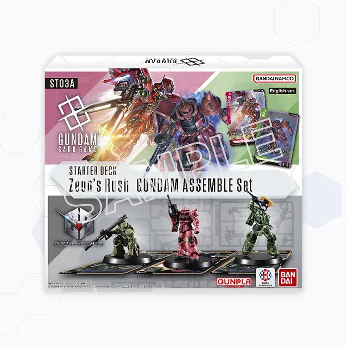 Gundam Card Game - Starter Deck - Zeon's Rush Gundam Assemble Set [ST03A]