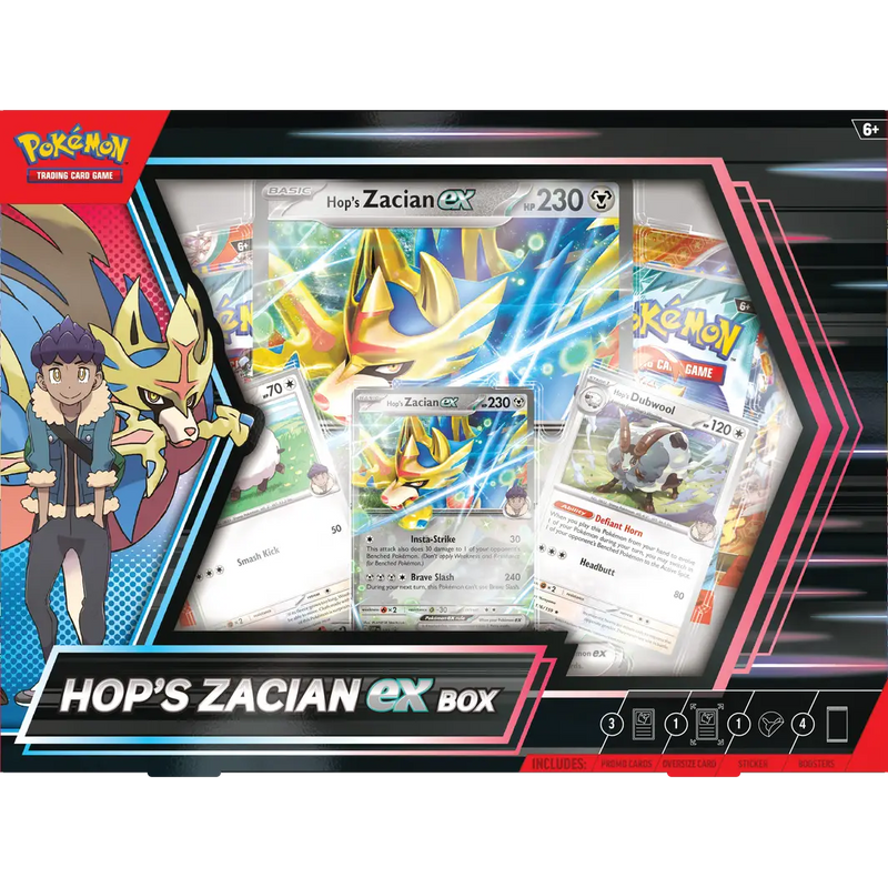 Pokemon - Hop's Zacian ex Box