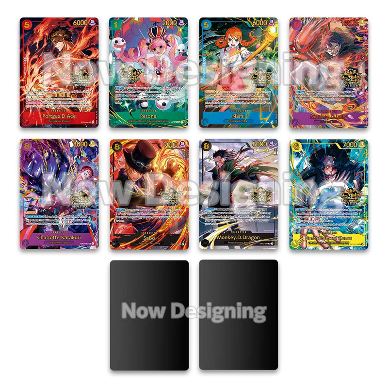 Ensemble 3e Anniversaire du Jeu de Cartes One Piece Japonais