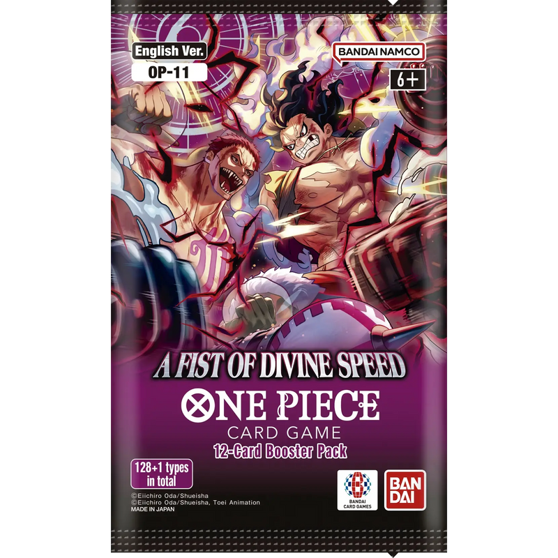 One Piece Card Game - OP11 - A Fist of Divine Speed - Booster Pack