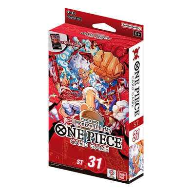 One Piece Card Game - Starter Deck - ST31 - Monkey. D. Luffy (Red)