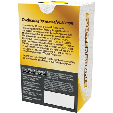 Pokémon TCG - 30th Celebration Booster Bundle