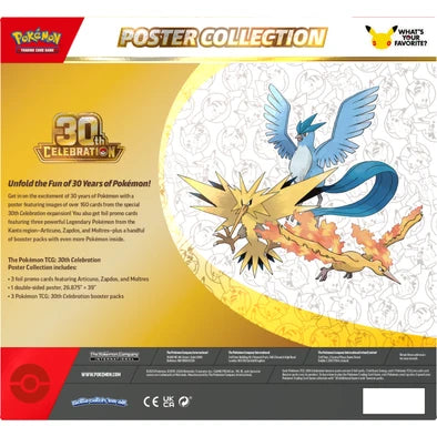 Pokemon - 30th Celebration - Poster Collection