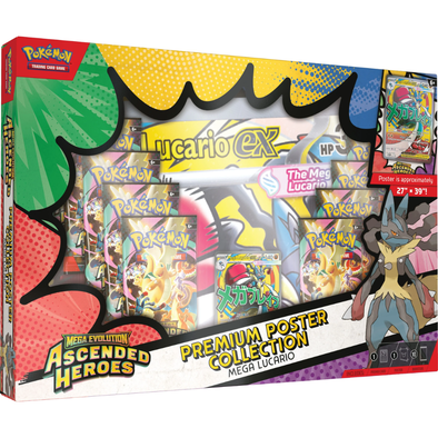 Pokemon - Mega Evolution - Ascended Heroes - Poster Collection - Mega Lucario ex