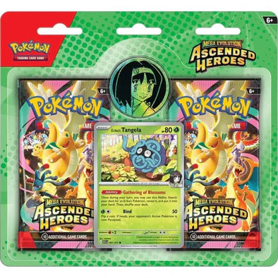 Pokemon - Mega Evolution - Ascended Heroes 2 Pack Blister - ERIKA/LARRY
