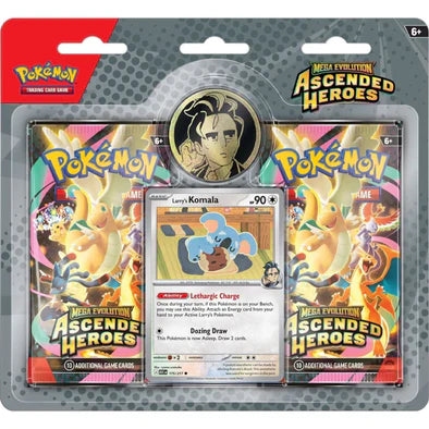 Pokemon - Mega Evolution - Ascended Heroes 2 Pack Blister - ERIKA/LARRY