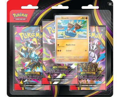Pokémon - Mega Evolution - Pitch Black - 3 Pack Blister