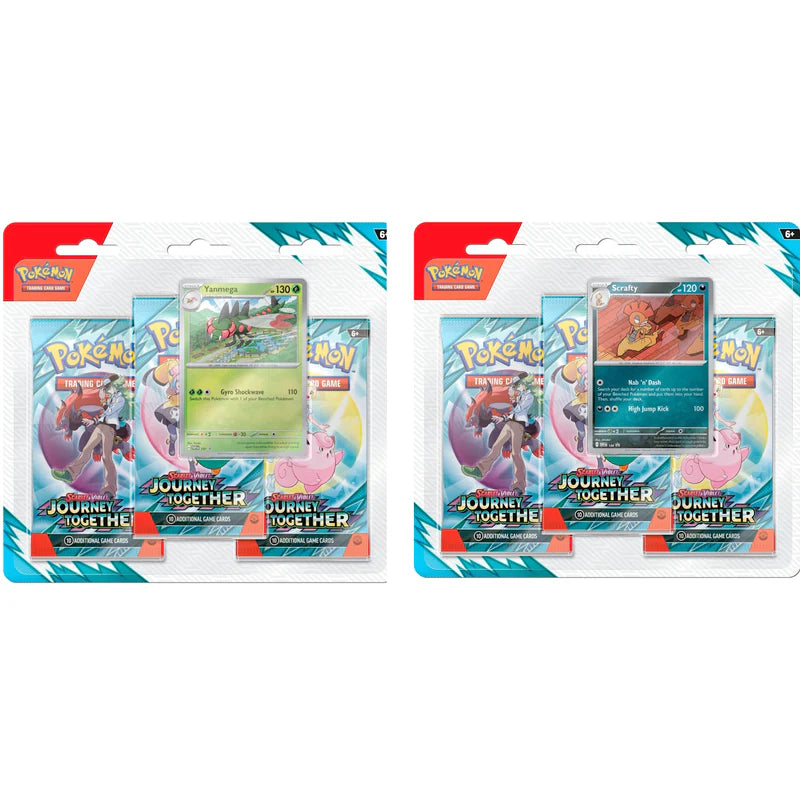 Pokemon - Scarlet and Violet - Journey Together - 3 Pack Blister (Various)