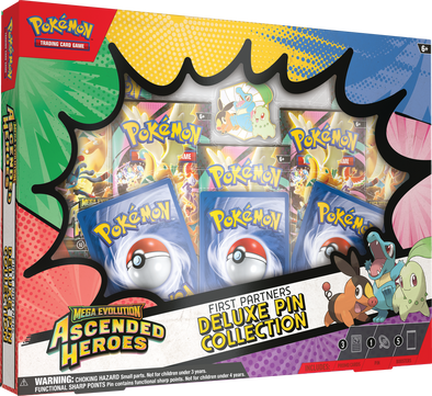 Pokemon - Mega Evolution - Ascended Heroes - First Partners Deluxe Pin Collection