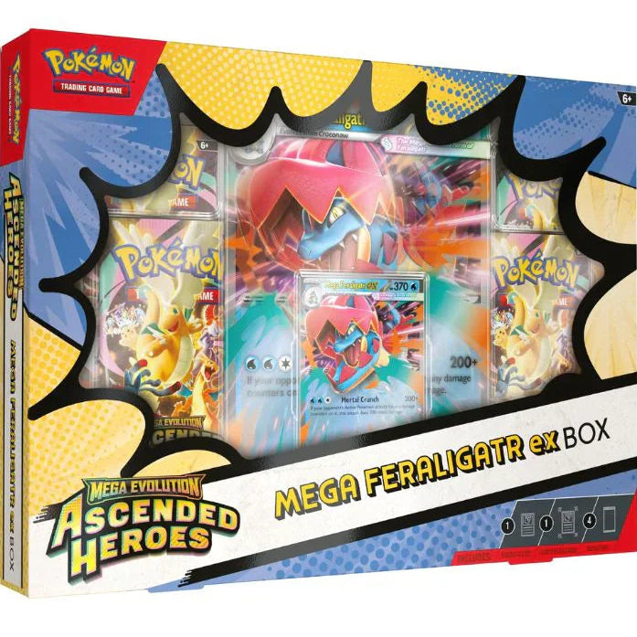 Pokémon - Évolution Méga - Héros Ascensionnés - Coffret Méga-Méganium/Aligatueur/Roigada ex
