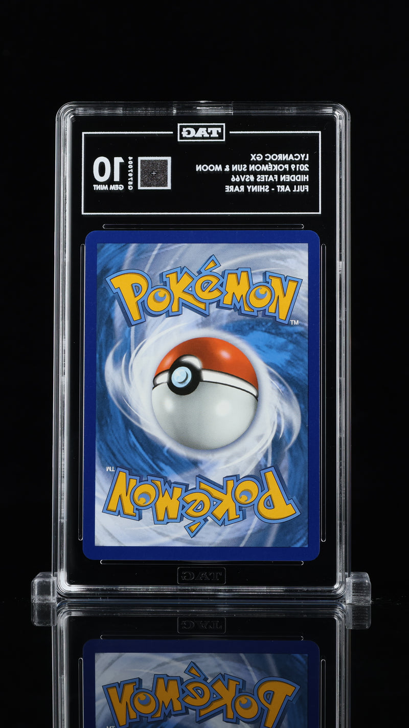 Pokemon TCG Graded Card: 2019 Lycanroc GX #SV66 TAG[X] 10