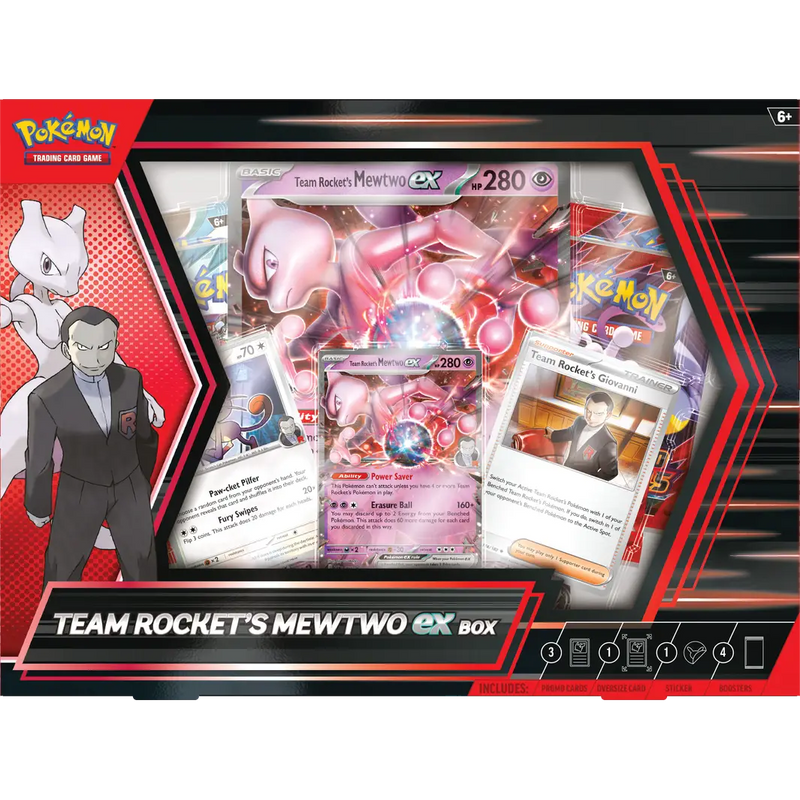 Pokemon - Team Rocket's Mewtwo ex Box