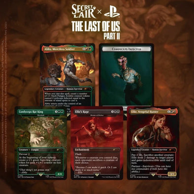 Série de drops Secret Lair - Secret Lair x Playstation: The Last of Us Part 2 (édition non-Premium)