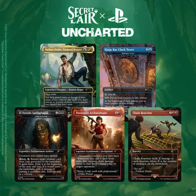 Série de drops Secret Lair - Secret Lair x Playstation: Uncharted (édition non-brillante)
