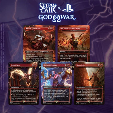 Série de drops Secret Lair - Secret Lair x PlayStation: God of War: Grec (édition non-brillante)