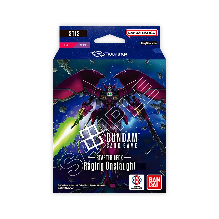 GUNDAM CG - STARTER DECK - ST12 - Raging Onslaught