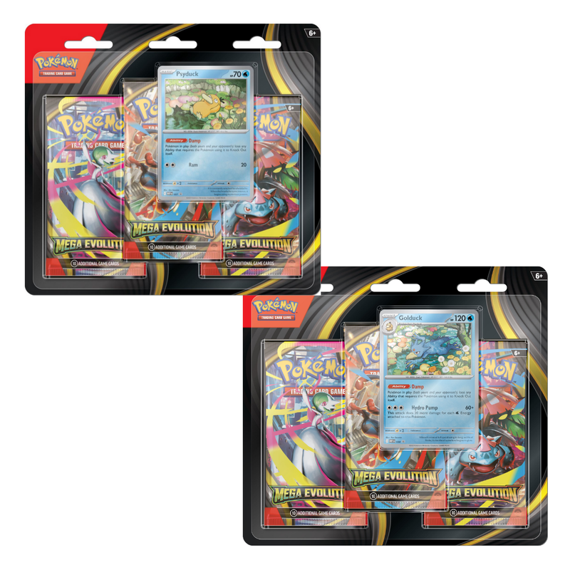 Pokemon - Mega Evolution - Base Set - 3 Pack Blister