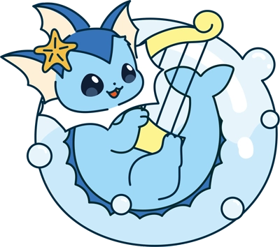 Custom CMB Vaporeon Collectible Pin