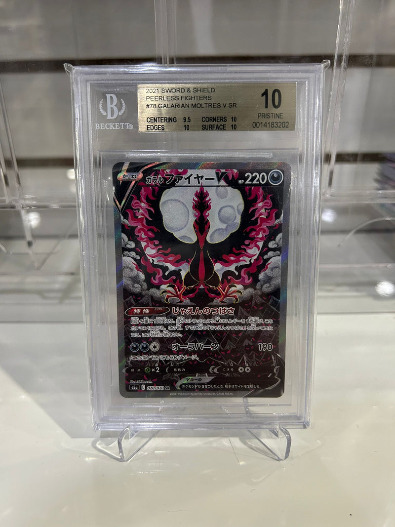 Galarian Moltres V Alternate Art BGS 10 Japanese