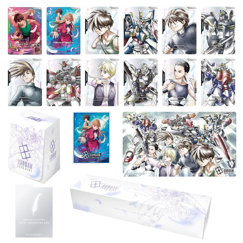 Gundam Card Game Premium Accessory Set - Mobile Suit Gundam Wing